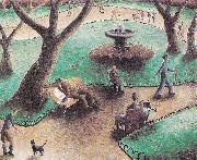 Peter Purves Smith The Park oil painting